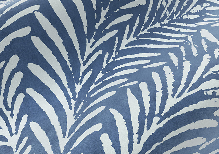 Acoustic Velvet, Classic Blue - Roman Blind - Image 4